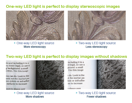 one LED - two LED comparison